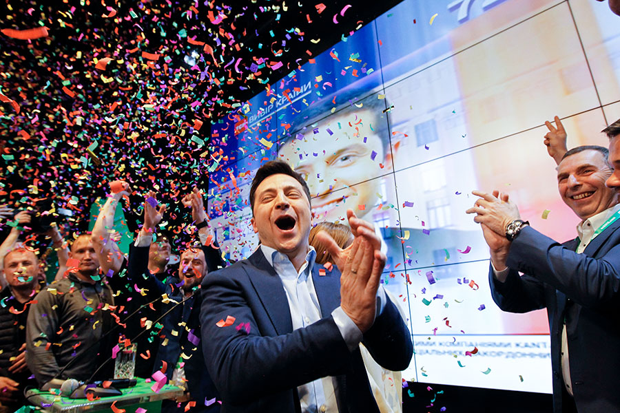 Volodymyr Zelensky eletto presidente dell’Ucraina, 21/04/2019