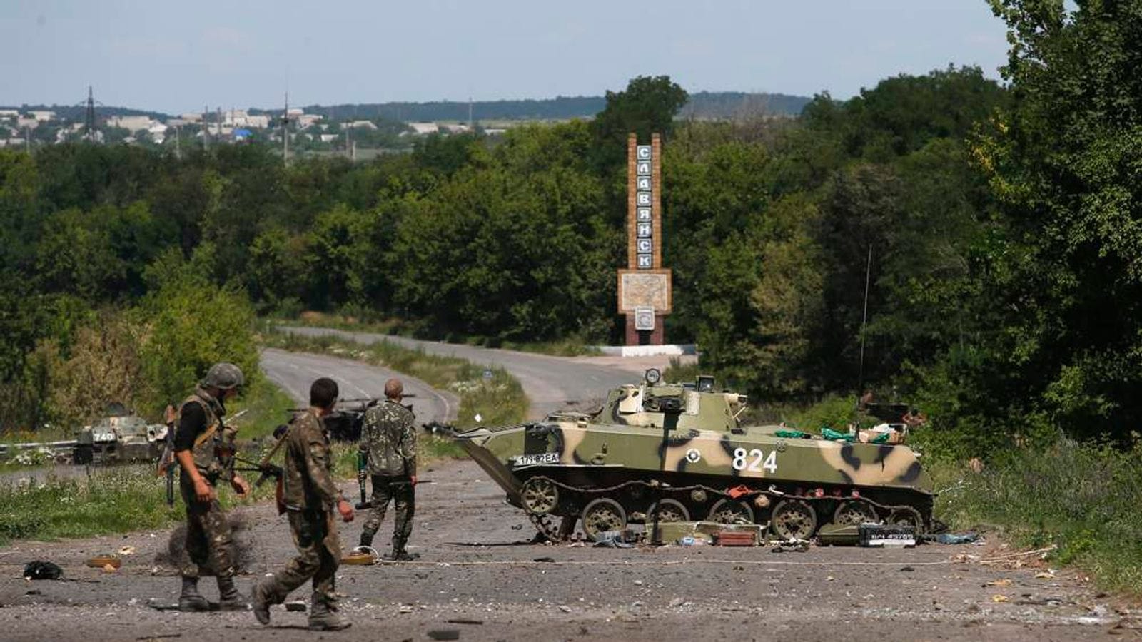 Assault on Sloviansk by Ukrainian Forces – 05/02/2014