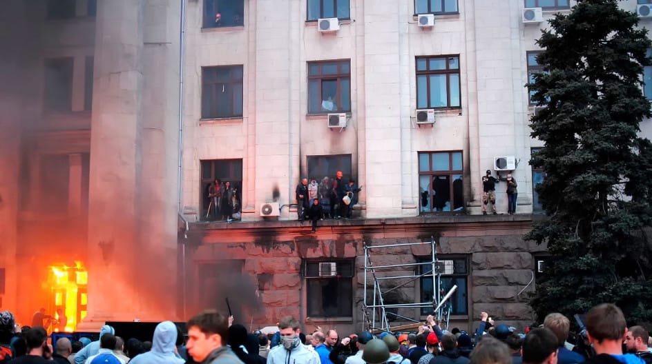 Трагедия в Доме профсоюзов в Одессе - 2 мая 2014