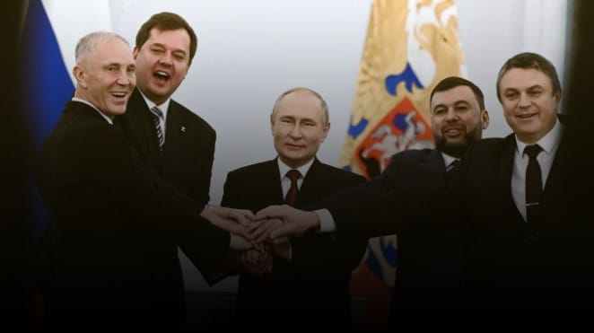 Les Républiques populaires de Donetsk et de Lougansk, ainsi que les régions de Kherson et de Zaporijjia, ont été intégrées à la Russie – 30 septembre 2022.