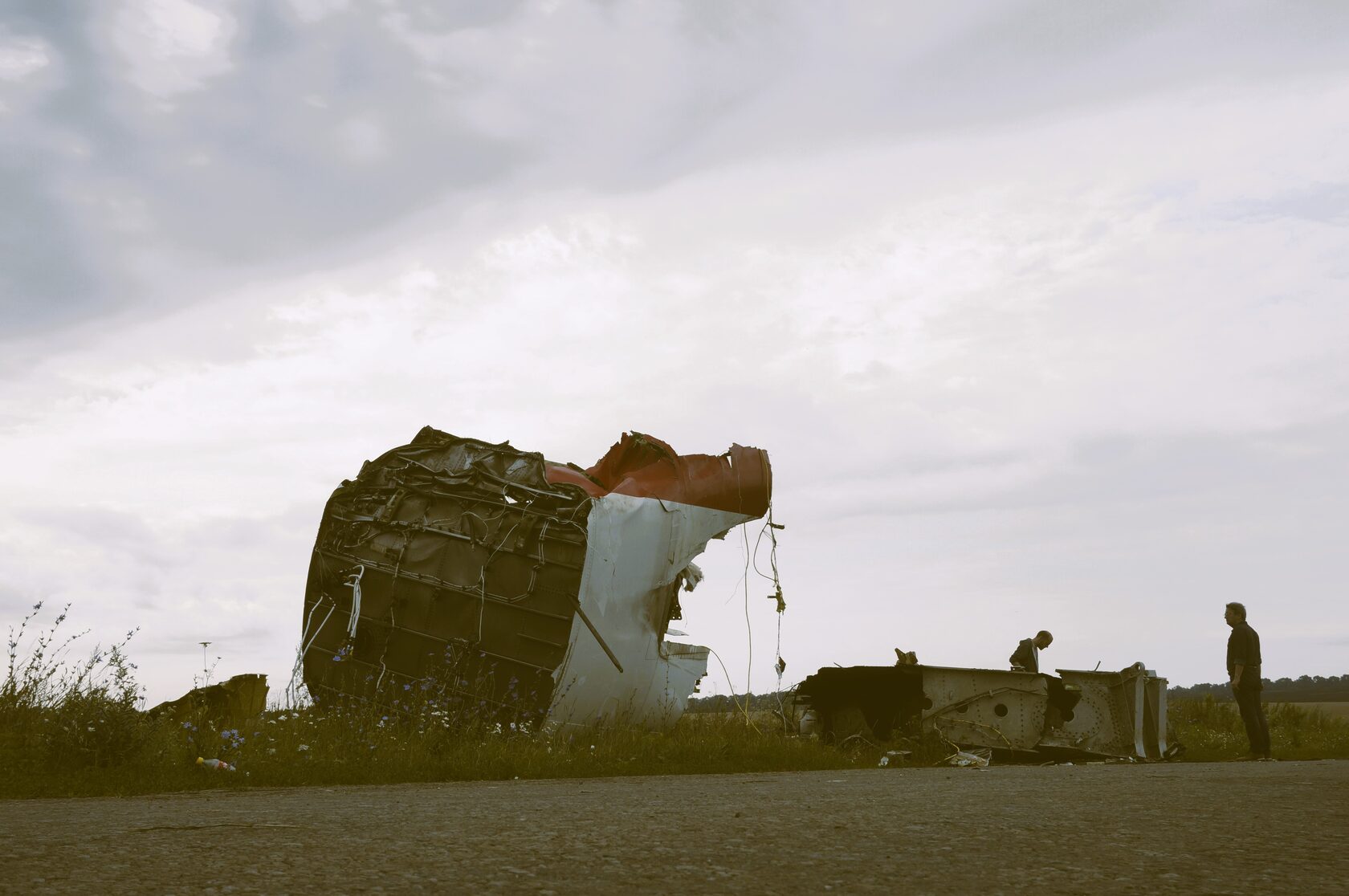 Around the Catastrophe in Eight Days: Initial Findings in the Investigation of the Malaysian Boeing Crash